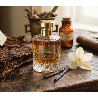 Парфюмна лукс композиция Tobacco & Vanilla за козметика и свещи 10 мл.